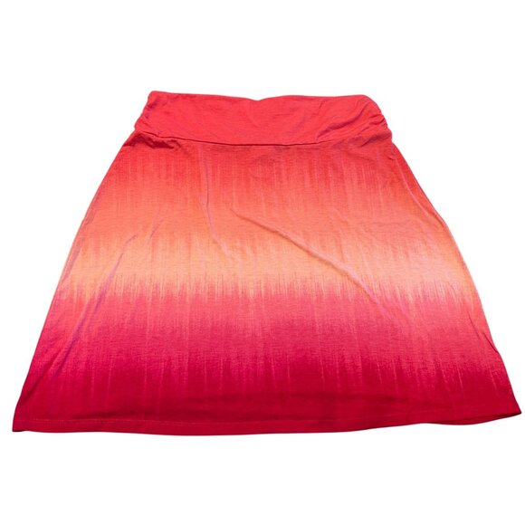 Womens Faded Glory Ombre Pink Pull-On Skirt L (12/14) - Picture 6 of 6